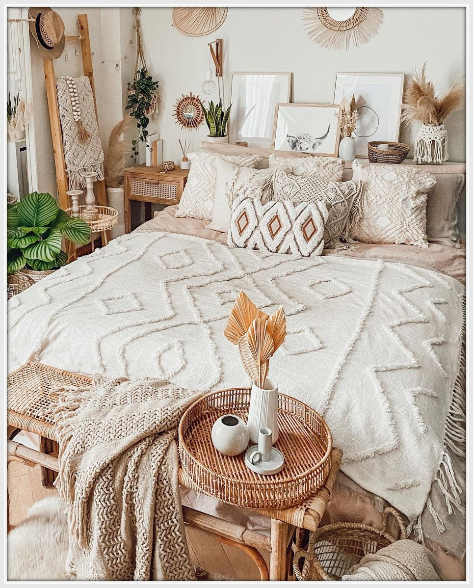 20 Eclectic Bohemian Bedroom Ideas For 2024   White Boho 2048x 