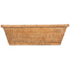 La Jolla Multipurpose Countertop and Shelf Storage Basket, Honey-Brown