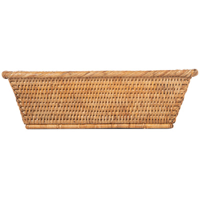 La Jolla Multipurpose Countertop and Shelf Storage Basket, Honey-Brown