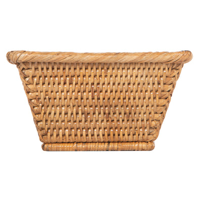 La Jolla Multipurpose Countertop and Shelf Storage Basket, Honey-Brown