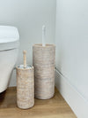 La Jolla Handwoven Rattan Toilet Roll Stand, 3 Rolls