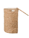 Sea Grass Half Moon Hamper and Laundry Basket with Removable Liner, Natural Color