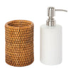 La Jolla Rattan Liquid Soap Dispenser