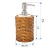 La Jolla Rattan Liquid Soap Dispenser