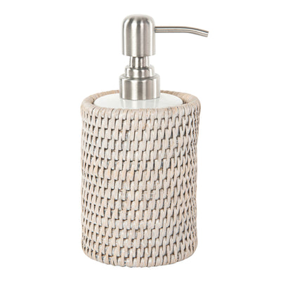 La Jolla Rattan Liquid Soap Dispenser