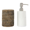 La Jolla Rattan Liquid Soap Dispenser