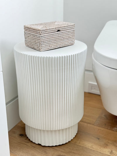 La Jolla Rattan Storage Box for Wet Wipes, Jewelery and More