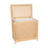 Rectangular Rattan Cane Clothes Hamper and Laundry Basket with Removable Liner  & Lid, 2 Loads