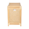 Rectangular Rattan Cane Clothes Hamper and Laundry Basket with Removable Liner  & Lid, 2 Loads