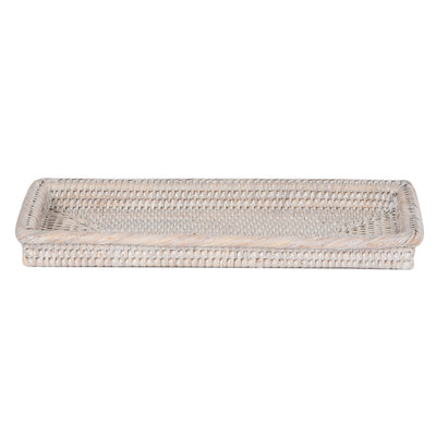 La Jolla Rattan Perfume, Vanity & Bathroom Counter Top Tray