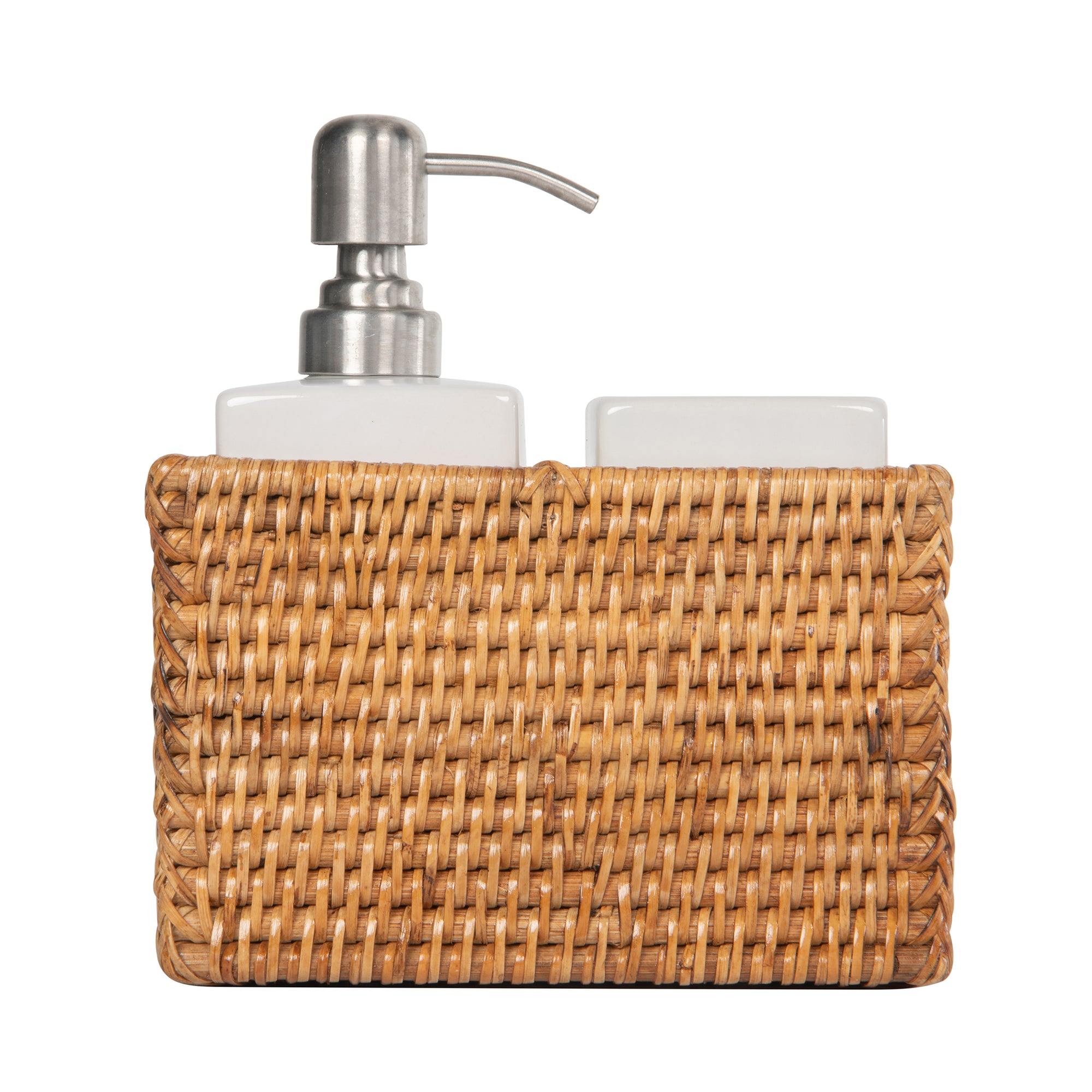 Wicker-Rattan popular bathroom accessories set