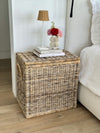 Rattan Kobo Decorative Storage Trunk with Lid, Tall Size