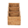 La Jolla Rattan 3 Compartment  Desk, Drawer, Shelf and  Cabinet Tray Organizer