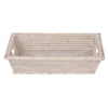 La Jolla Rectangular Multi Purpose Shelf and Storage Basket, Small