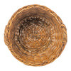 Lacak Round Rattan Decorative Storage Basket with Handles