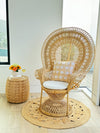 Supreme Rattan Grand Peacock Chair, Natural