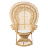 Supreme Rattan Grand Peacock Chair, Natural