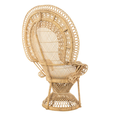 Supreme Rattan Grand Peacock Chair, Natural