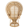 Supreme Rattan Grand Peacock Chair, Natural