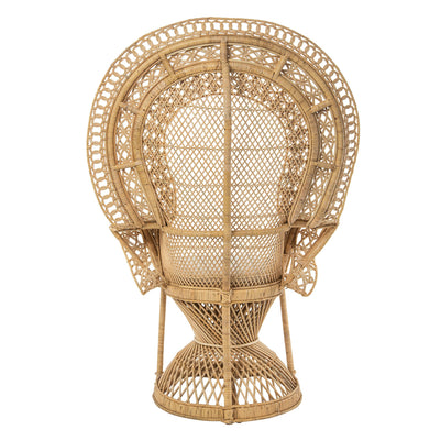 Supreme Rattan Grand Peacock Chair, Natural