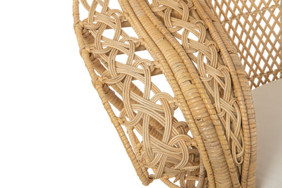 Supreme Rattan Grand Peacock Chair, Natural