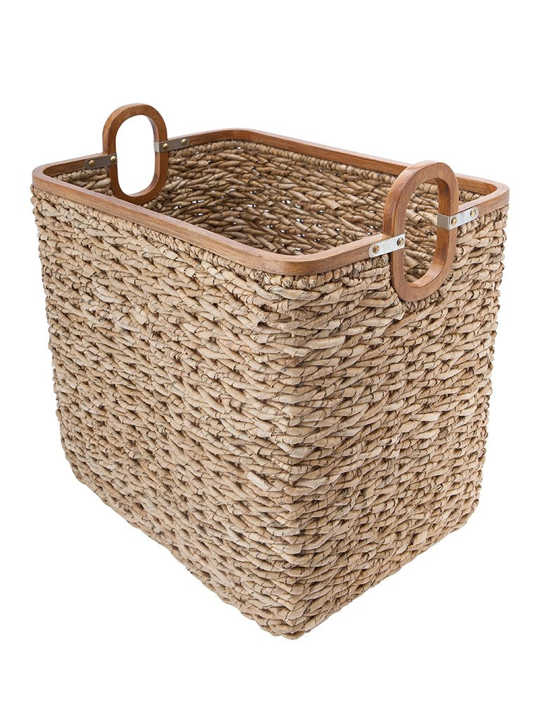 Taupe Y-Weave Storage Basket, Extra Small