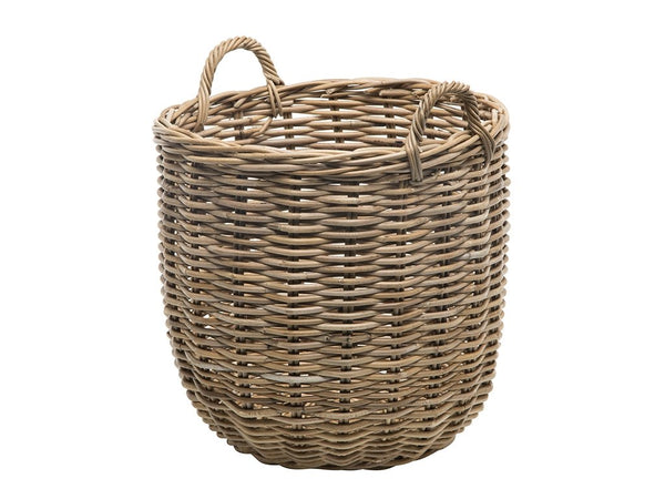 Round Rattan Basket, Casalife Furniture